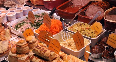 France, the picturesque market of La Baule in Loire Atlantiqueのeditorial素材