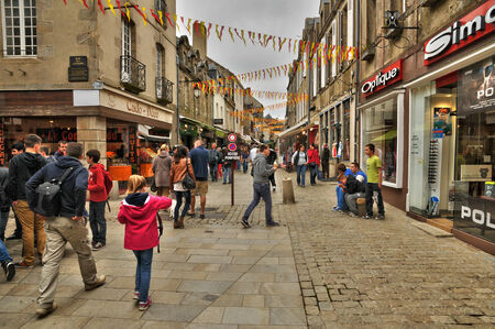 France, the picturesque city of GuÃ©rande Loire Atlantique のeditorial素材