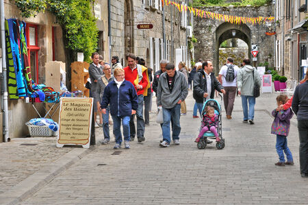 France, the picturesque city of GuÃ©rande Loire Atlantique のeditorial素材