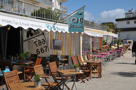 France, the city of Le Pouliguen in  Loire Atlantiqueのeditorial素材