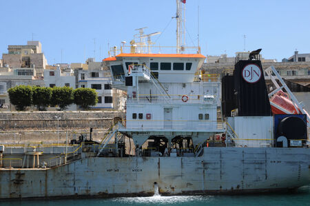 Republic of Malta, the picturesque bay of Valettaのeditorial素材