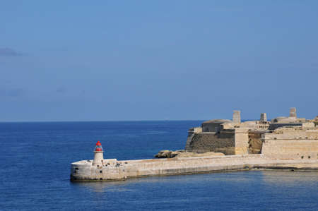 Republic of Malta, the picturesque bay of Valettaのeditorial素材