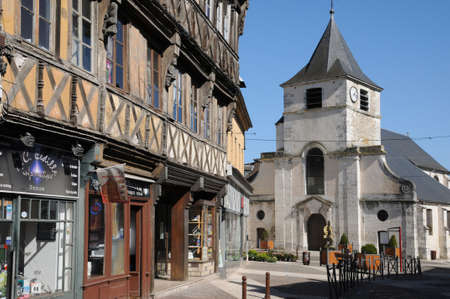 France, the picturesque city of Gaillon in Normandie