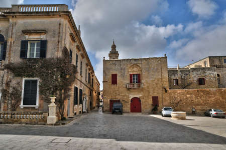 Republic of Malta, the picturesque city of Mdinaのeditorial素材
