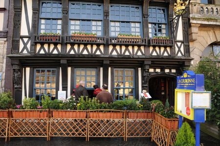 France, the picturesque city of Rouen  