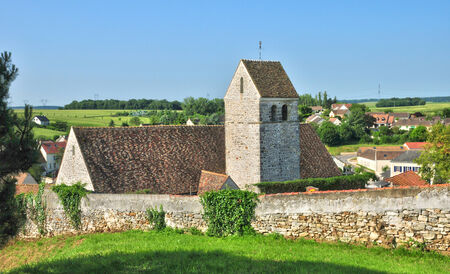 Ile de France, the picturesque village of Jumeauville  in les Yvelinesの写真素材