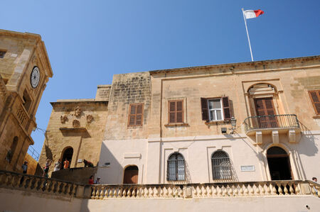 Republic of Malta, the picturesque city of Victoriaの写真素材