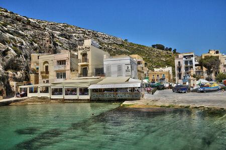 Republic of Malta, the picturesque village of Xlendiのeditorial素材