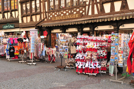 France, the picturesque city of Strasbourg in Bas Rhin のeditorial素材
