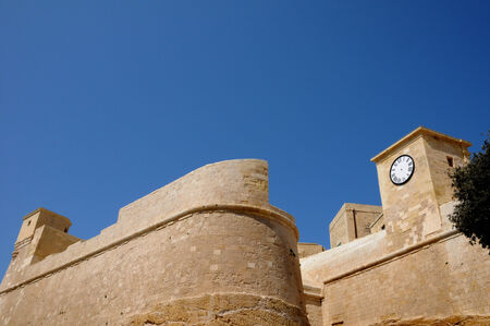Republic of Malta, the picturesque citadel of Victoriaのeditorial素材