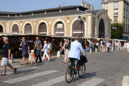 Ile de France, the picturesque market of Versaillesのeditorial素材