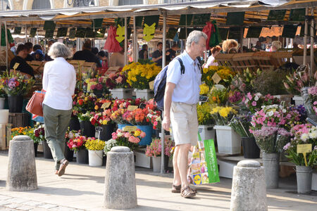 Ile de France, the picturesque market of Versaillesのeditorial素材