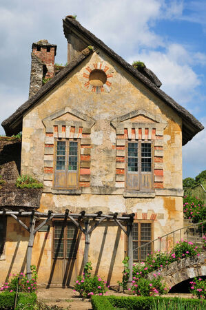 Ile de France, the Marie Antoinette estate in the parc of Versailles Palaceのeditorial素材