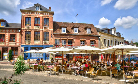 France, the picturesque city of Lyons la Foretのeditorial素材