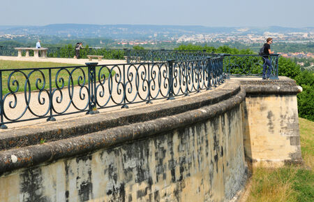 Ile de France, castle park in Saint Germain en Layeのeditorial素材