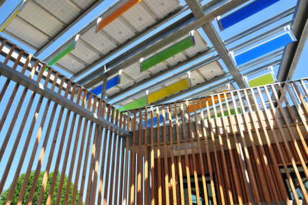 school building site in Ile de Franceのeditorial素材