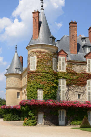 Ile de France, the castle of Rambouillet in Les Yvelinesのeditorial素材