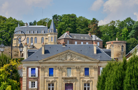 Eure et Loir, the picturesque city of Dreux のeditorial素材