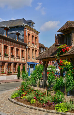 France, the picturesque city of Lyons la Foretのeditorial素材