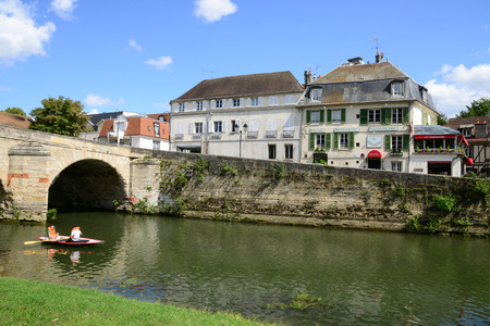 Ile de France, the picturesque city of L Isle Adamのeditorial素材