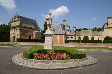 France, the picturesque castle of Anetのeditorial素材