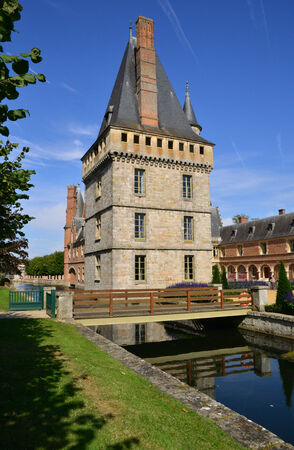 France, the picturesque castle of Maintenon in Eure et Loir;  のeditorial素材