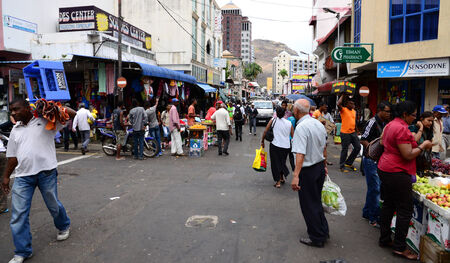 Africa, the picturesque city of Port Louis in Mauritius Republicのeditorial素材