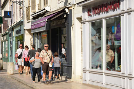 Ile de France, the picturesque city of Rambouillet in les Yvelinesのeditorial素材