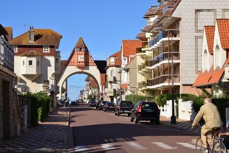 France, the picturesque city of Le Touquet Paris Plageのeditorial素材