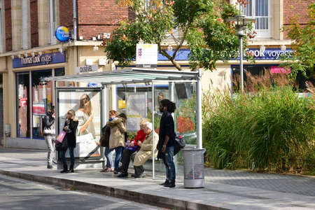 Picardie, the picturesque city of Amiensのeditorial素材
