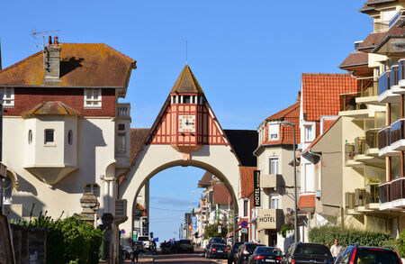 France, the picturesque city of Le Touquet Paris Plageのeditorial素材