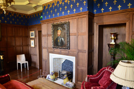 Nord Pas de Calais, the picturesque castle of Hardelotのeditorial素材