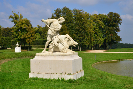 Ile de France, the classical park of Marly le Roiのeditorial素材