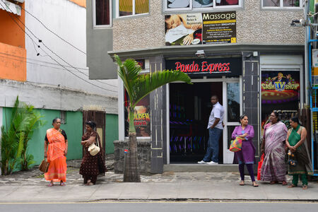 Africa, the picturesque city of Grand Bay in Mauritius Republicのeditorial素材