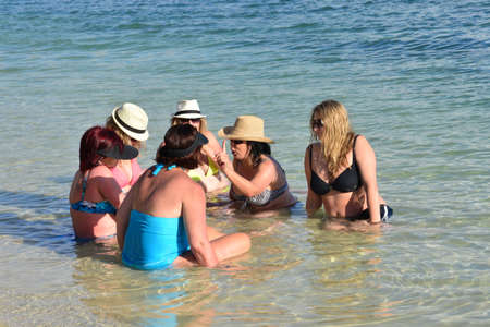 Africa, the picturesque area of  La Pointe aux Canonniers in Mauritius Republicのeditorial素材