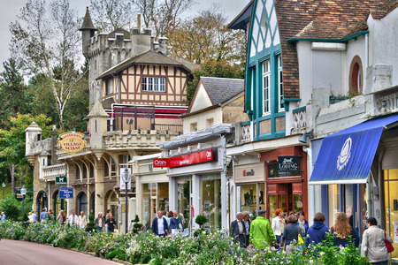 France, the picturesque city of Le Touquetのeditorial素材