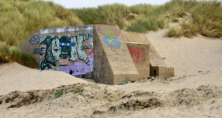 France, the picturesque city of Stella Plage in  Nord Pas de Calaisのeditorial素材