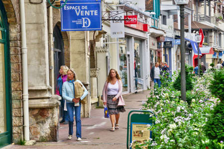 France, the picturesque city of Le Touquetのeditorial素材