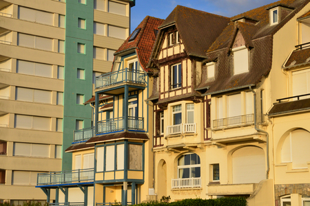 France, the picturesque city of Le Touquetのeditorial素材