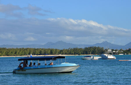 Africa, the picturesque area of  La Pointe aux Canonniers in Mauritius Republicのeditorial素材