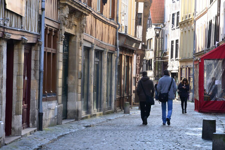 France, the city of Rouen in Normandieのeditorial素材