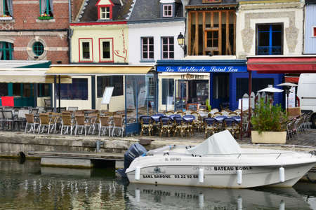France, the city of Amiens in Sommeのeditorial素材