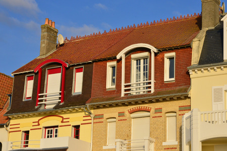 France, the picturesque city of Le Touquet in Nord Pas de Calaisのeditorial素材