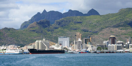 Africa, the Port Louis city in Mauritius Islandのeditorial素材