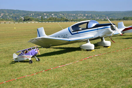 France, the air show of Verneuil sur Seine
