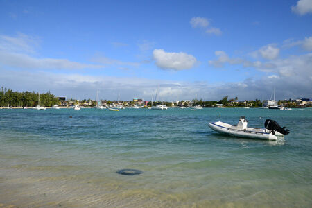 Africa, the great bay coast in Mauritius Islandのeditorial素材