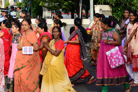 Africa, Ganesha celebration in great bay in Mauritius Islandのeditorial素材