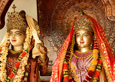 Africa, the Grand Bassin indian temple in Mauritius Islandのeditorial素材