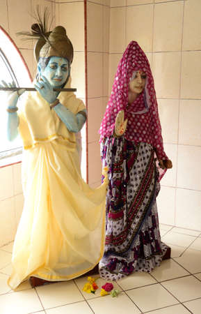 Mauritius, the picturesque village hindu temple of Flacqの写真素材