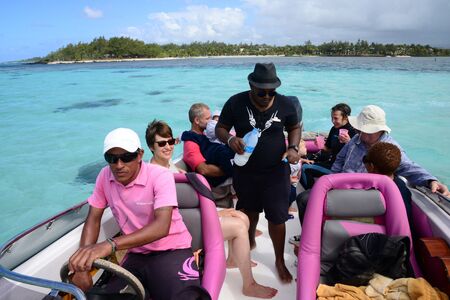 Mauritius, the picturesque island of Coco of blue bay in Mahebourg areaのeditorial素材